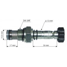 1020029LG - Клапан гидравлический одиночного действия ?15,8 mm 
